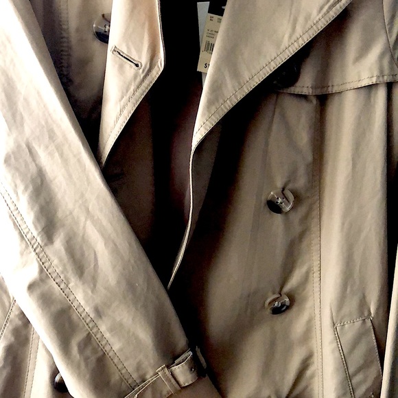 BRAND NEW Eddie Bauer classic trench coat - Picture 4 of 6